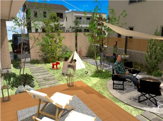 イメージ画像 庭CAMP