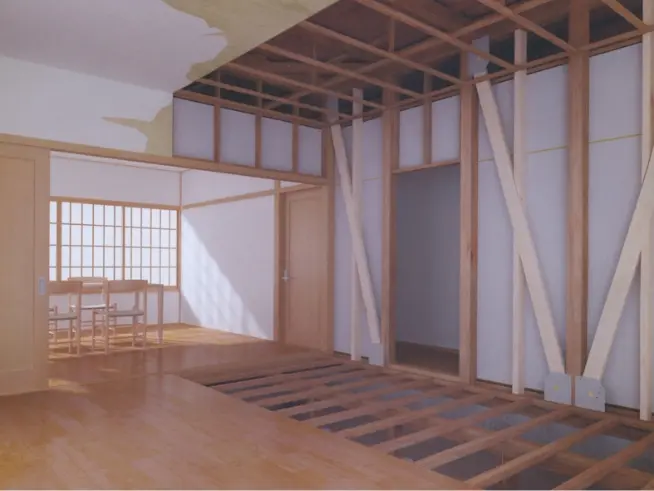 イメージ画像 一般的な補強の場合