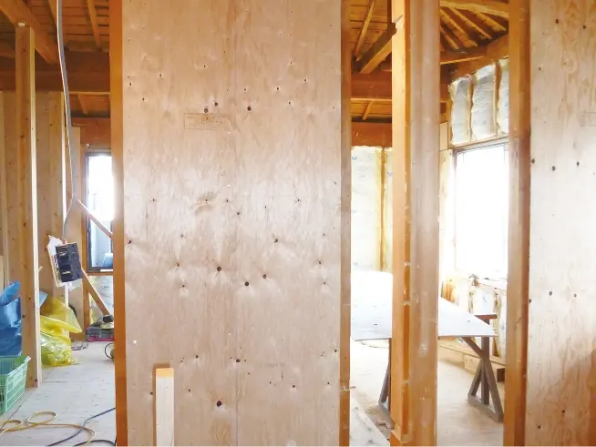 イメージ画像 構造用合板 設置の場合